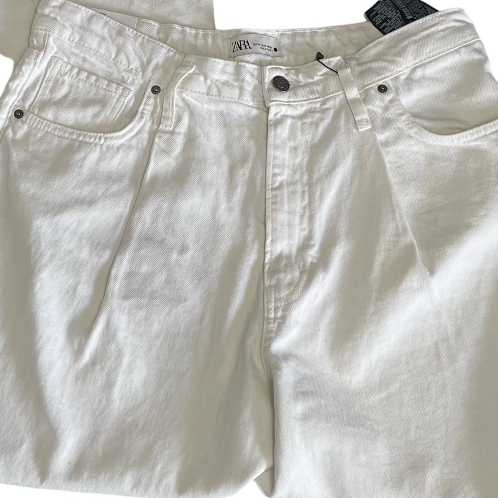 Zara The Caia Pant In Ecru - Picture 9 of 13